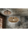 Sospensione Casa Vacanza Paralume Fibre Naturali Hedda Trio Lighting