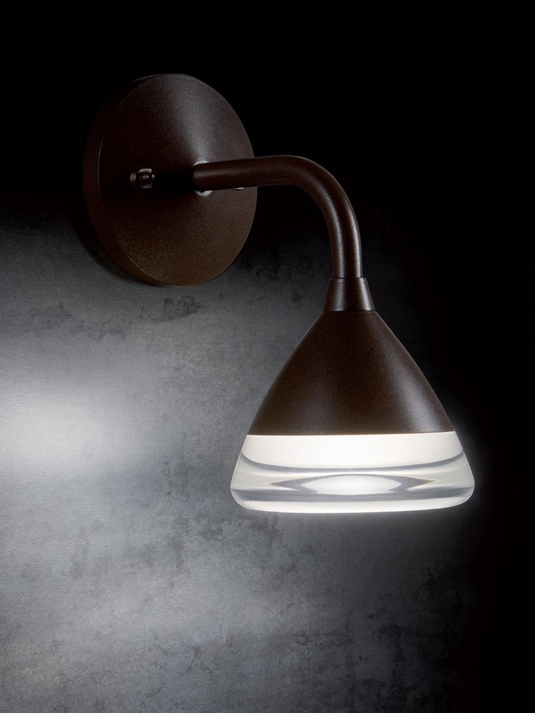 Sospensione in Alluminio Pressofuso con Diffusore in Acrilico - 20W, 1955 Lumen, Luce Naturale tortora