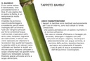 Tappeto in bambu' cm240x180x0,5 naturale