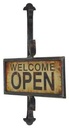 Targa open-closed ea-6174 cm. 54 x 5,5 h 43,5