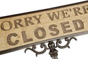 Targa piedistallo open-closed ea-6476 cm. 57 x 23,5 h 105