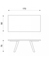 Tavolo Allungabile 170-270 x 90 cm - Barret
