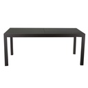 Tavolo in alluminio Boise allungabile antracite opaco m160/220x90xh67,5/75