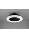 Ventilatore Lampadario Led Dimmerabile Stralsund Nero Trio Lighting