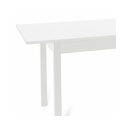 Tavolo allungabile Bianco Frassinato in legno nobilitato cm 70x110/150