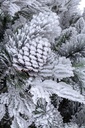 Albero Innevato con 1383 Rami Decorati - H180