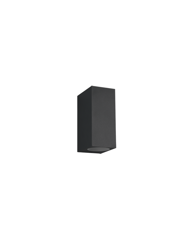 Applique LED Squadrata Antracite H15 cm IP44