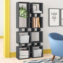 Libreria Bifacciale Antracite 79x166,5