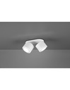 Plafone 2 Spot LED L18 cm Bianco Taurus