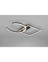 Plafoniera Led Dimmerabile Nero L42 cm