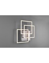 Plafoniera Orientabile a 3 Quadrati LED Dimmer Nichel
