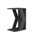 Tavolino da divano Naze porta computer antracite - 30x40x57 cm