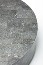 Tavolino moderno in pietra grigio 85 x 85 x h 28