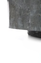 Tavolino moderno in pietra grigio 85 x 85 x h 28