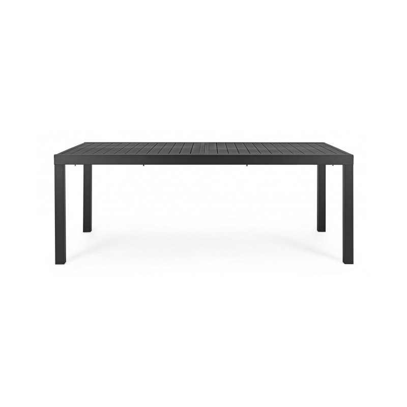 Tavolo Alluminio Antracite Allungabile 200-300x100x h75 cm