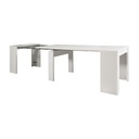 Tavolo consolle allungabile bianco 78x54/252x h78 cm