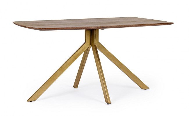 Tavolo in legno stile vintage per 6 persone 150x90 cm