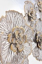 Decorazione floreale da parete in ferro Aurum 115x54 cm