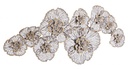 Decorazione floreale da parete in ferro Aurum 115x54 cm