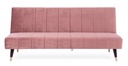 Divano Letto tre posti rosa reclinabile - Samnite