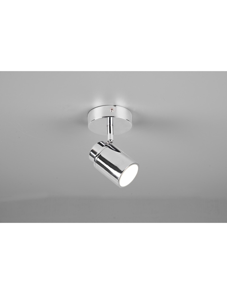 Faretto Spot Orientabile Metallo Cromo Angelo Trio Lighting - Samnite