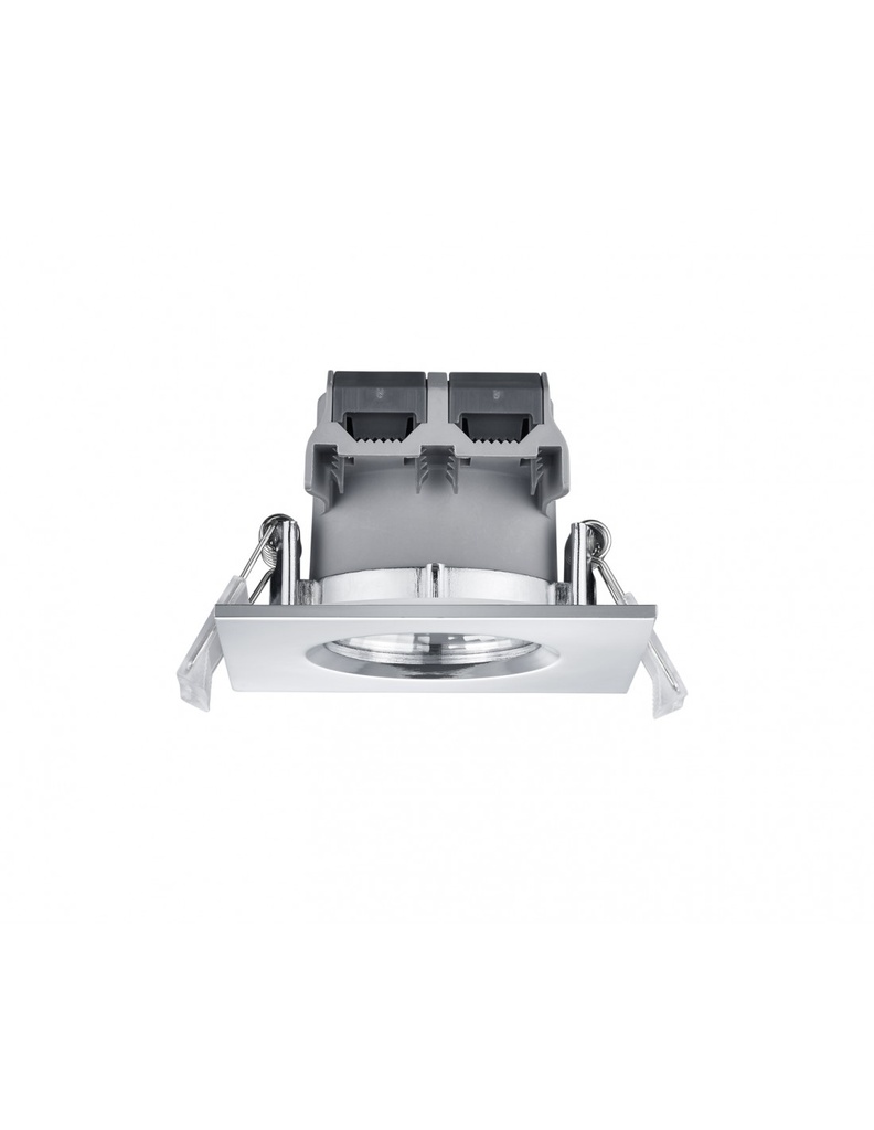 Faretto da Incasso Quadrato Zagros Cromo Led 5W IP65 8x8 cm Trio Lighting - Samnite