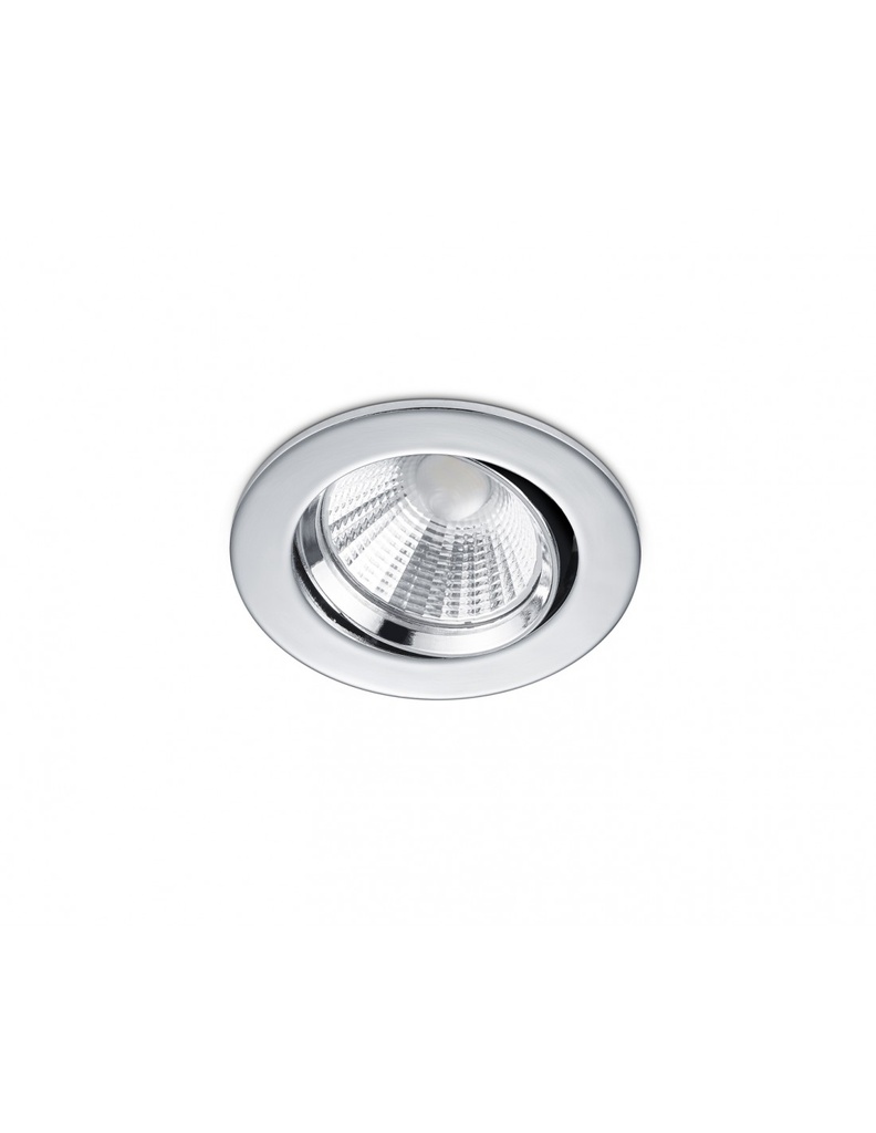 Faretto da Incasso Rotondo Pamir Led 5,5w 3000k Cromo Trio Lighting - Samnite