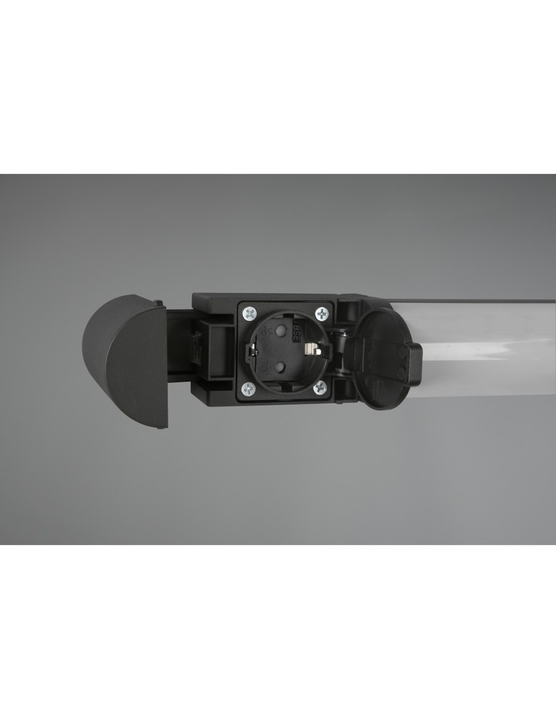 Lampada Specchio Bagno Piera Led 16w IP44 Bordo Nero Trio Lighting - Samnite
