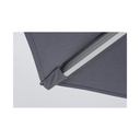 Ombrellone da giardino Vienna grigio 2,5 m - Samnite