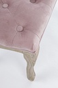 Panca classica Mathilde Woodrose in velluto - Samnite