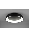 Plafoniera Girona Led 48w Dimmerabile Nero Ø60 cm Trio Lighting - Samnite