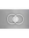 Plafoniera Soffitto Cerchi Cromo Led 4000k Dimmer Venida Trio Lighting - Samnite