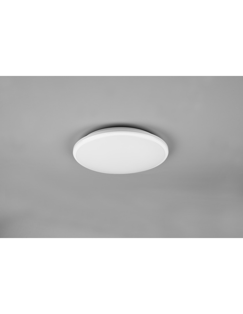 Plafoniera Soffitto Rotonda Moderna Led 4000k Dimmer Limbus Bianco Trio Lighting - Samnite