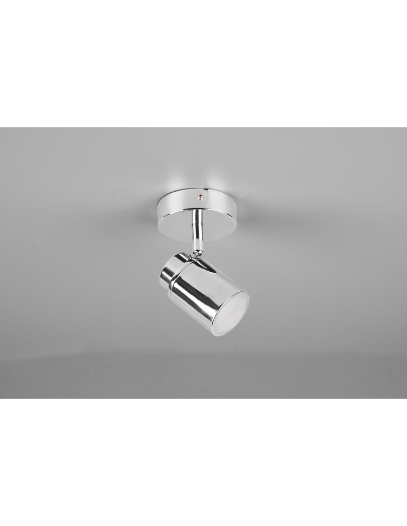 Faretto Spot Orientabile Metallo Cromo Angelo Trio Lighting - Samnite