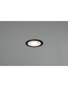 Faretto da Incasso Core Nero Led 5w 3000k Ø8 cm Trio Lighting - Samnite