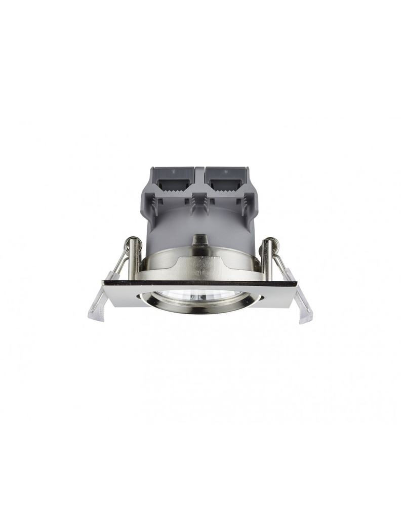 Faretto da Incasso Quadrato Pamir Led 5,5w 3000k Nichel Trio Lighting - Samnite