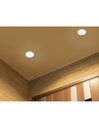 Faretto da Incasso Rotondo Zagros Bianco Led 5W IP65 Ø8 cm Trio Lighting - Samnite