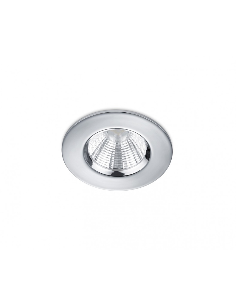 Faretto da Incasso Rotondo Zagros Cromo Led 5W IP65 Ø8 cm Trio Lighting - Samnite