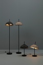 Lampada da tavolo paralume in cartone riciclato tortora D37xD37x60h cm - Samnite