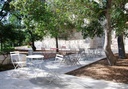 Set giardino Bistrot bianco bizzotto tavolo sedie - Samnite