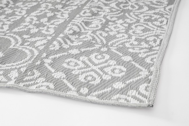 Tappeto Shiraz Bianco-Grigio 180X270 - Samnite