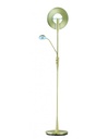 Piantana Led Con Luce Spot da Lettura Dimmerabile Quebec Ottone Trio Lighting - Samnite
