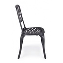 Sedia alluminio antracite esterno cm 44 x 46 x 89h - Samnite