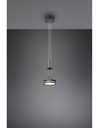 Sospensione Disco Pendente Led Integrato Franklin Antracite Trio Lighting - Samnite