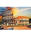 Stampa su vetro 80x120 cm con tela multicolor - Samnite