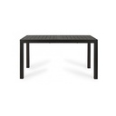 Tavolo da esterno allungabile in alluminio Antracite cm 140-210x77x h75 - Samnite