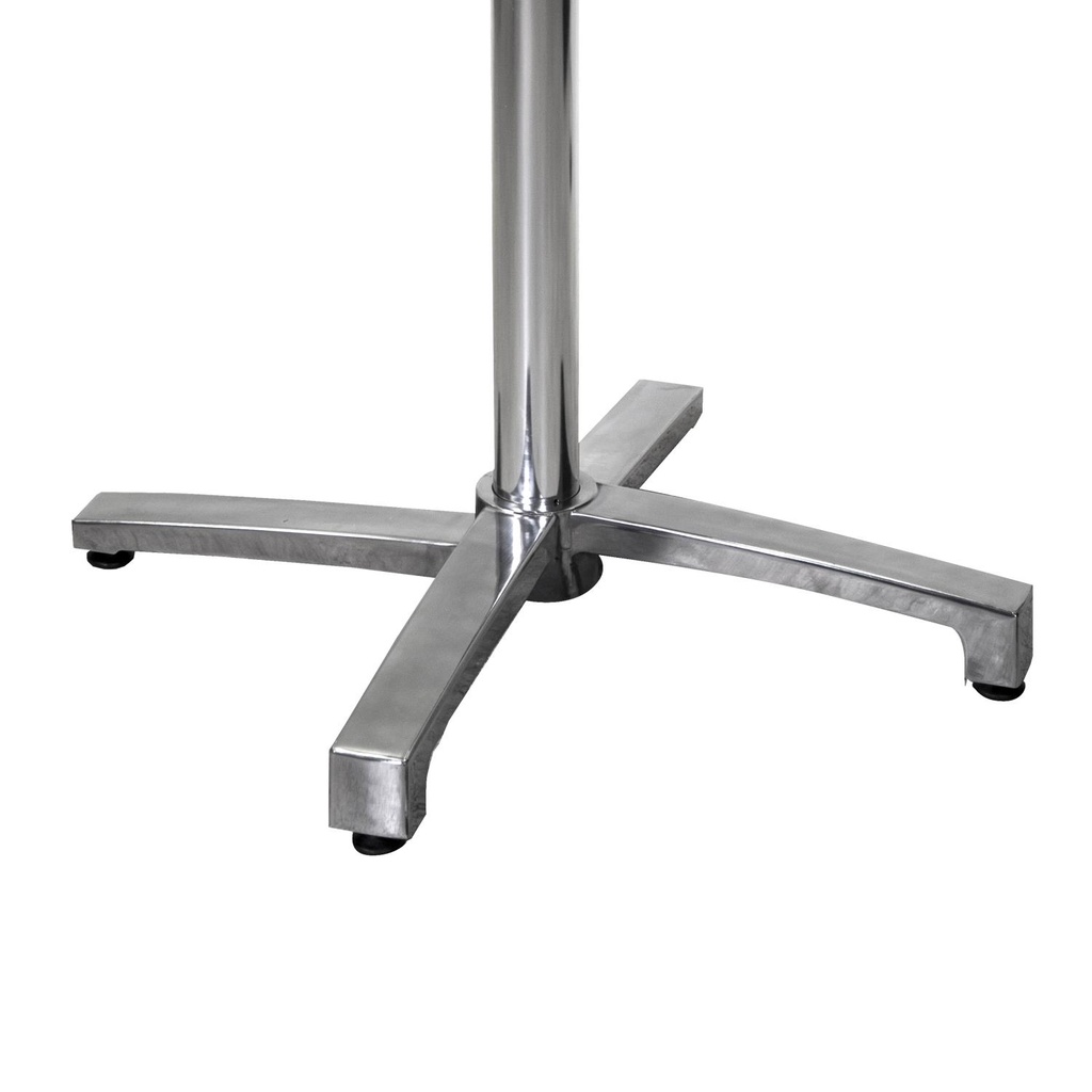 Base Tavolo in alluminio grigio ribaltabile cm52x52h72