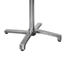 Base Tavolo in alluminio grigio ribaltabile cm52x52h72
