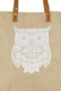 Borsa yuta decoro gufo fy-1531 cm. 28 x9 x 37