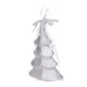 Candela paraffina albero argento cm7h18,5